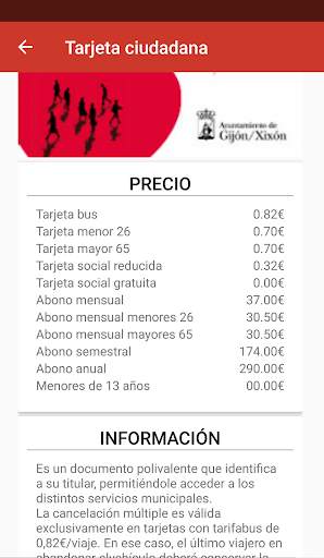 Bus Gijón - Tu app de buses urbanos screenshot 8