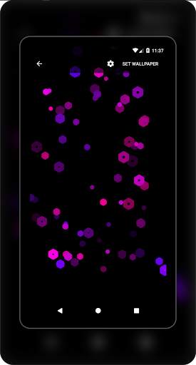 Hex AMOLED Neon Live Wallpaper 2021 screenshot 13