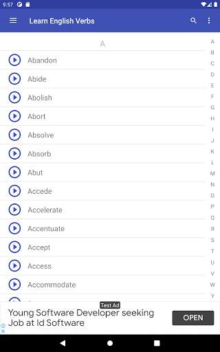 Conjugation Verbs In English - Offline screenshot 10
