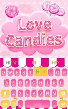 Love candies for Keyboard screenshot 2