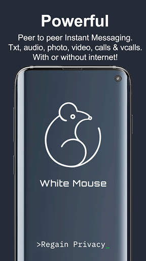 White Mouse Private Messenger screenshot 1