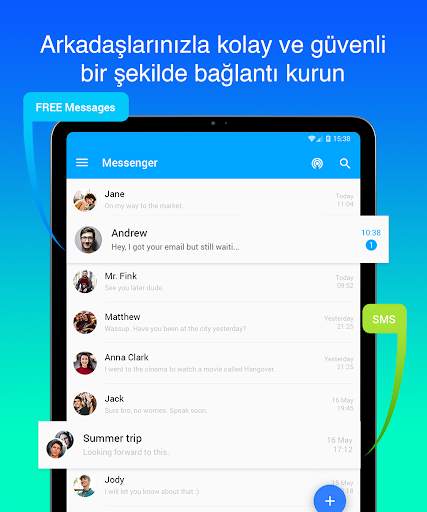 Mint Messenger - Chat And Sms screenshot 9