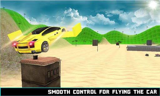 Flying Car Racing Simulator 3D screenshot 1