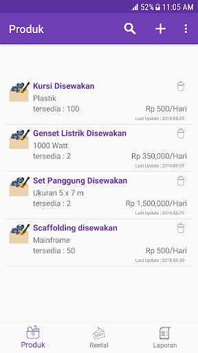 Rental App screenshot 1