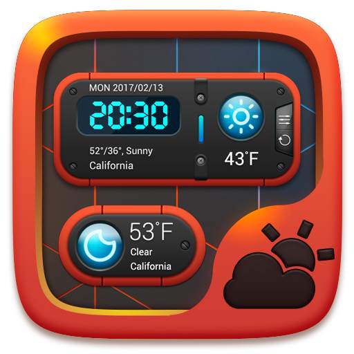 Future GO Weather Widget Theme 1.0.0