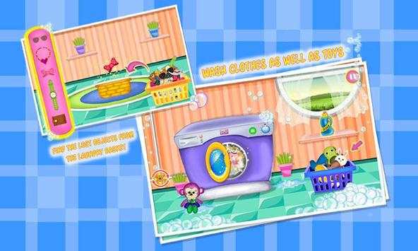 My House Washing Machine: Kids Laundry Game screenshot 1