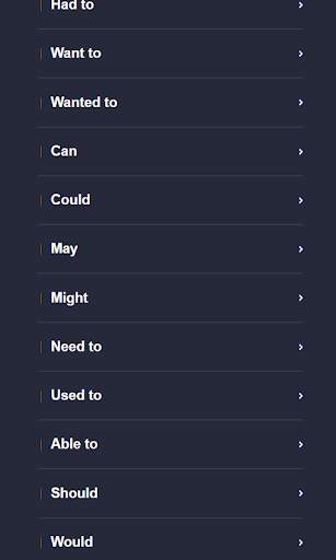Modal Verbs in Telugu скриншот 1