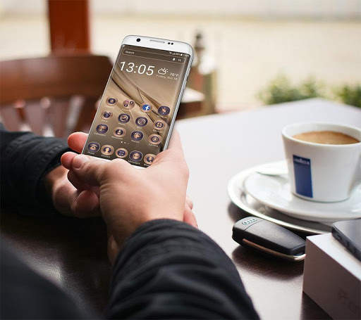 Galaxy Тема Launcher скриншот 1