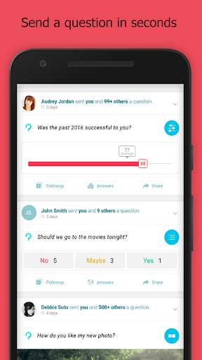 Queskr - The Q&A App. Make Decisions Together. screenshot 3