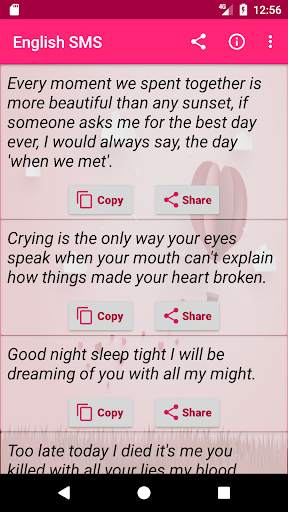English SMS Collection screenshot 7