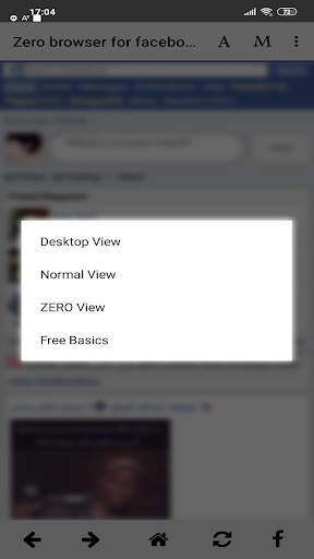 Zero browser For Facebook screenshot 3