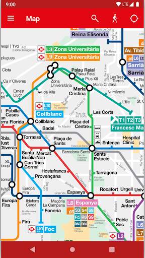 Barcelona Metro - TMB map and route planner screenshot 6