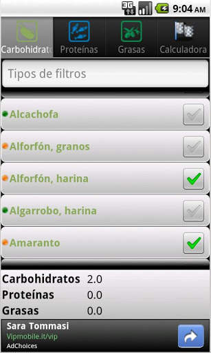Cálculo Zona - Dieta Zona screenshot 2