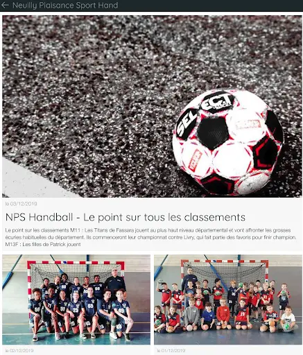 NPS Handball - Neuilly Plaisance Sports Handball screenshot 5