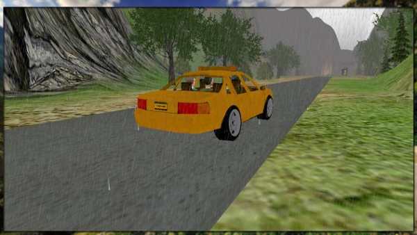 Offroad  Mountain Taxi Driving : Taxi Cab Motorcar screenshot 4