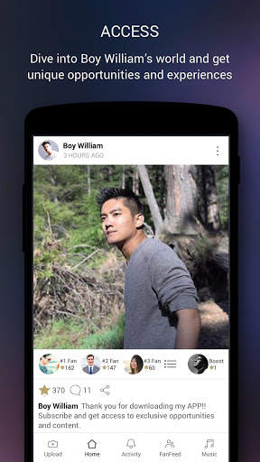 Boy William Official App screenshot 1