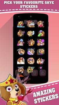 Skye Pawsome Camera Patrol : Stickers and Emojis screenshot 2
