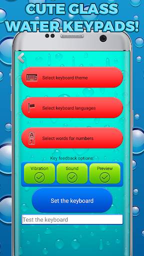 Water Keyboard Themes screenshot 3