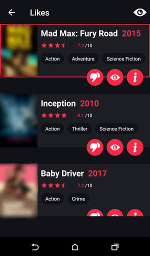 Moovy - Movie Suggestions screenshot 2
