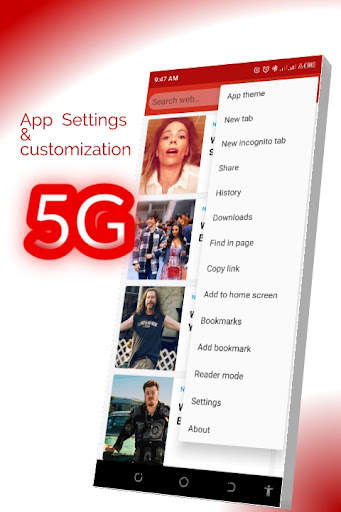 5G Browser, Fast Browser App screenshot 11