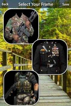 Soldier Photo Suit : Army Suit screenshot 1