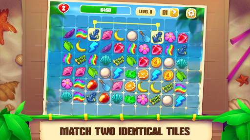 Onet Paradise: connect 2 tiles screenshot 2