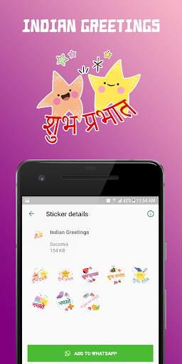 WAStickerApps - Greetings (Multi Language) screenshot 1