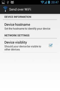 Send Over WiFi screenshot 2