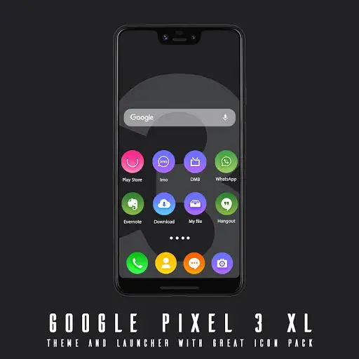 theme and launcher for google pixel 3 xl screenshot 1
