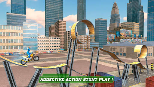 London City Motorbike Stunt Riding Simulator screenshot 3