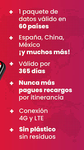 DENT: datos mundiales eSIM screenshot 3