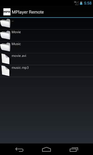 MPlayer Remote screenshot 3