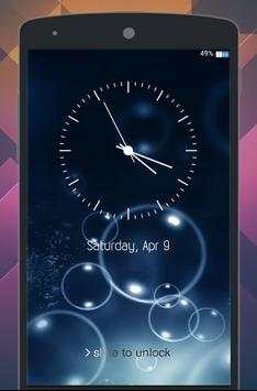 Classic Clock Lock Screen screenshot 3