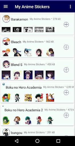 My Anime Stickers for WhatsApp screenshot 5