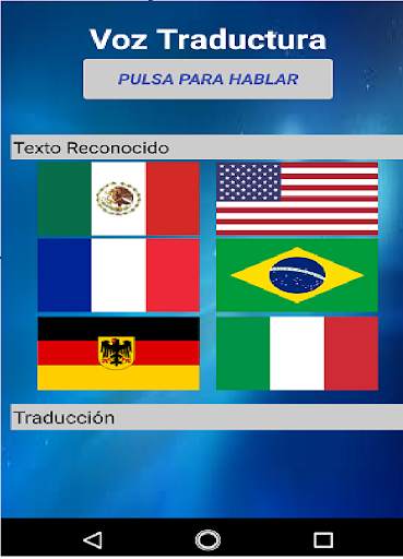 VOICE TRANSLATOR SPANISH TO ENG/FRE/ITA/POR/GER screenshot 2