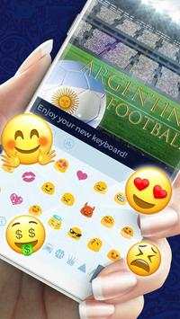 Argentina Football Keyboard 3 تصوير الشاشة