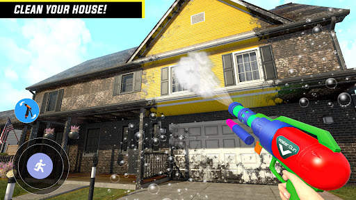 Power Gun House Washing Game screenshot 3