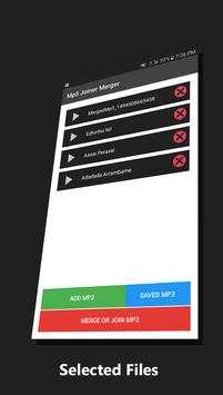 Mp3 Merger & Joiner (Audio) screenshot 1