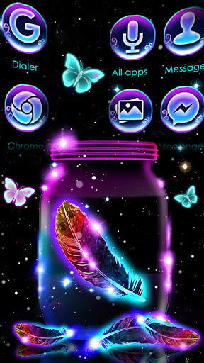 Neon, Fur, Bottle Themes, Live Wallpaper screenshot 1