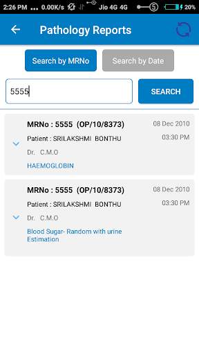 Pathology Report screenshot 3