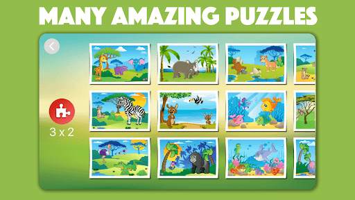 Animal jigsaw puzzles for kids скриншот 3