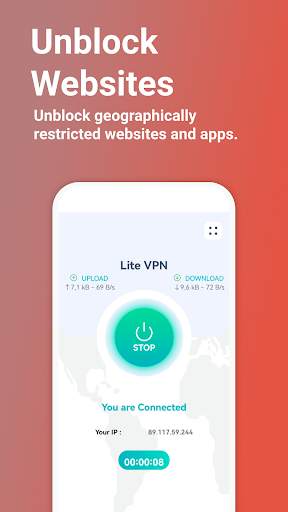 Lite VPN - Secure VPN Proxy screenshot 2