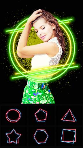 Pic Lab Photo Editor : Drip Art, Neon Effect screenshot 1