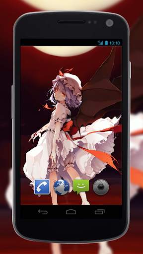 Fan Anime Live Wallpaper of Remilia Scarlet screenshot 2