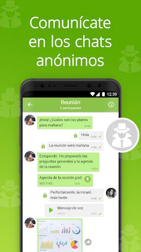 CorpChat privada Mensajero screenshot 3