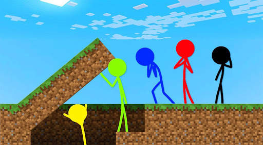 Stickman Parkour 2: on-line screenshot 4
