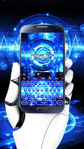 Future Tech Keyboard Theme screenshot 1