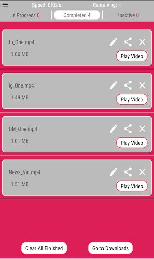 All In 1 Video Downloader - Free HD MP4 Download screenshot 4