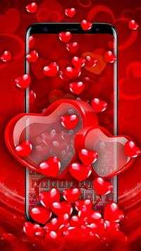 Romantic Love Heart Keyboard screenshot 2