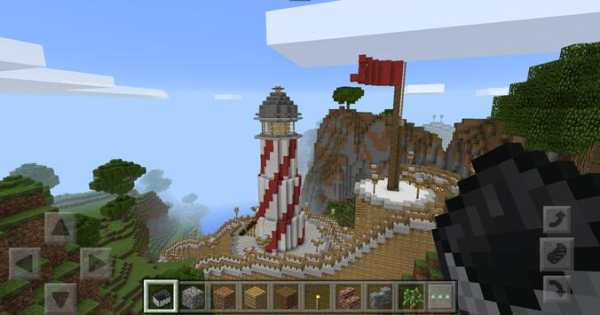 Sky rollercoaster Minecraft screenshot 2